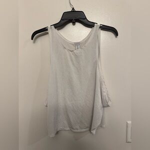 Varley white workout top